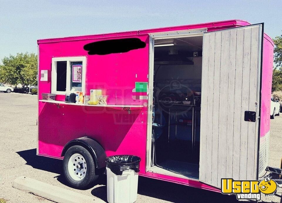 Compact 6' x 12' Mobile Vending Unit Food Concession Trailer for