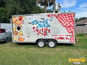 Food Concession Trailer Kitchen Food Trailer Air Conditioning Florida for Sale