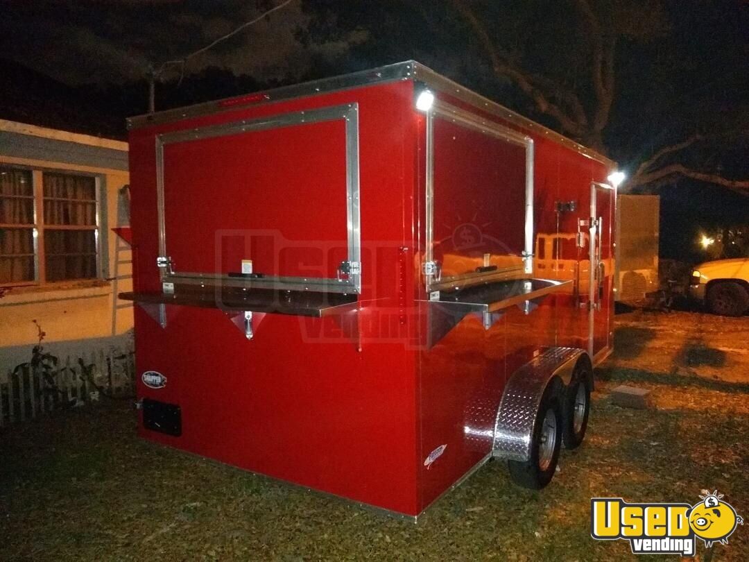 New 7 X 16 Food Concession Trailer Used Travelling Kitchen For Sale In Florida