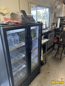 Food Concession Trailer Kitchen Food Trailer Diamond Plated Aluminum Flooring Florida for Sale