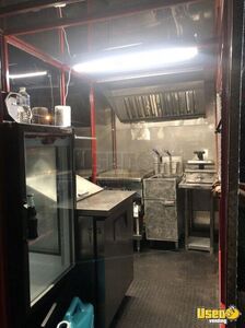 Food Concession Trailer Kitchen Food Trailer Diamond Plated Aluminum Flooring Florida for Sale