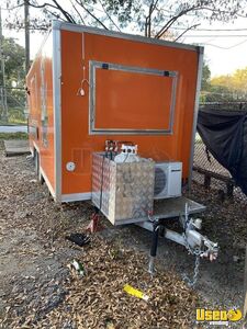 Food Concession Trailer Kitchen Food Trailer Diamond Plated Aluminum Flooring Georgia for Sale