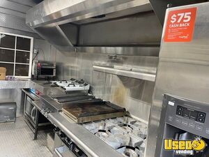 Food Concession Trailer Kitchen Food Trailer Diamond Plated Aluminum Flooring Oregon for Sale