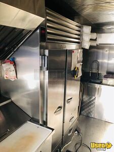 Food Concession Trailer Kitchen Food Trailer Diamond Plated Aluminum Flooring Texas for Sale