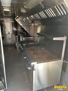 Food Concession Trailer Kitchen Food Trailer Diamond Plated Aluminum Flooring Texas for Sale