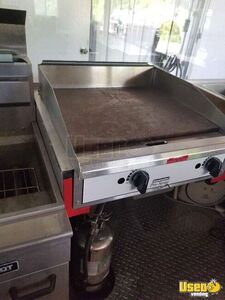 Food Concession Trailer Kitchen Food Trailer Diamond Plated Aluminum Flooring Wisconsin for Sale
