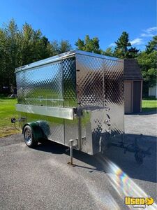Food Concession Trailer Kitchen Food Trailer Exterior Customer Counter Maine for Sale