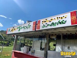 Food Concession Trailer Kitchen Food Trailer Exterior Customer Counter West Virginia for Sale