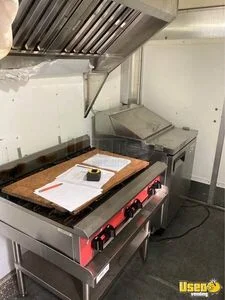 Food Concession Trailer Kitchen Food Trailer Prep Station Cooler Michigan for Sale