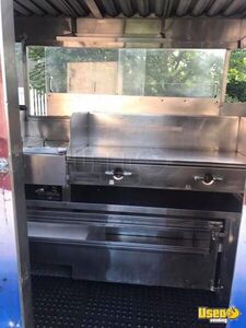 Food Concession Trailer Kitchen Food Trailer Prep Station Cooler New York for Sale