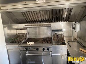 Food Concession Trailer Kitchen Food Trailer Prep Station Cooler North Carolina for Sale