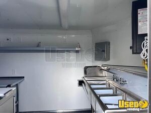 Food Concession Trailer Kitchen Food Trailer Prep Station Cooler North Carolina for Sale
