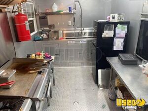 Food Concession Trailer Kitchen Food Trailer Reach-in Upright Cooler Texas for Sale