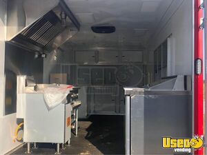 Food Concession Trailer Kitchen Food Trailer Stainless Steel Wall Covers Kentucky for Sale