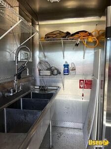 Food Concession Trailer Kitchen Food Trailer Upright Freezer Texas for Sale