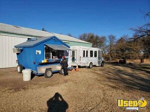 Food Concession Trailer With 1996 Ford E350 Bus Concession Trailer Air Conditioning Colorado for Sale