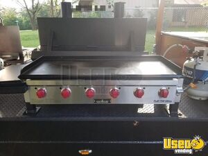 Gooseneck Barbecue Concession Trailer Barbecue Food Trailer Triple Sink Texas for Sale