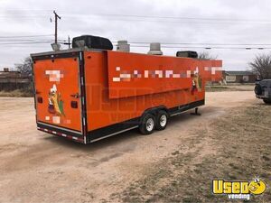 Goosneck Food Concession Trailer Kitchen Food Trailer Air Conditioning Texas for Sale