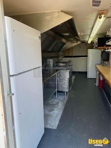 Goosneck Food Concession Trailer Kitchen Food Trailer Upright Freezer Texas for Sale