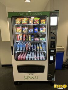 (4) GROW Healthy 2015 Wittern 3566 FSI USI Snack & Drink Combo Vending Machines For Sale in California!