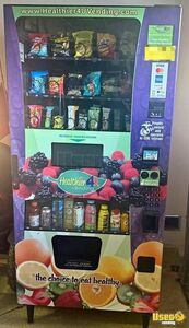 (2) 2023 Healthier 4U Snack and Drink Combo Vending Machines For Sale in California!