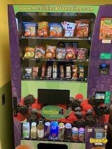 (6) 2018 Healthier 4U Snack and Drink Combo Vending Machines For Sale in California!