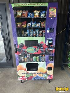 (3) 2016 Healthier 4U 3589 Snack and Soda Combo Vending Machines For Sale in Texas!