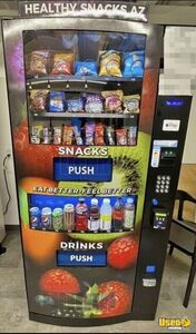(2) 2023 Healthy You HY2100 Snack and Drink Combo Vending Machines For Sale in Arizona!