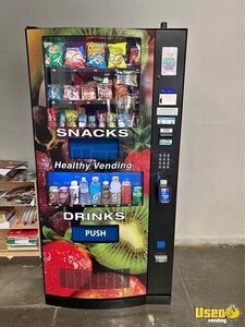 (2) Healthy You HY2100 Seaga Snack and Drink Combo Vending Machines For Sale in California!