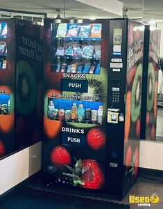 (2) Seaga Healthy You HY2100 Snack and Drink Combo Vending Machines For Sale in California!