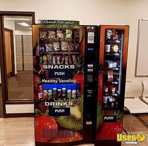 (7) Healthy You HY2100 Snack and Soda Vending Machines and 2 Entree Merchandisers For Sale in Colorado!