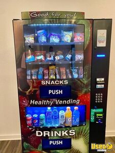 (2) 2018 Healthy You Seaga HY2100-9 Snack and Drink Combo Vending Machines For Sale in Florida!