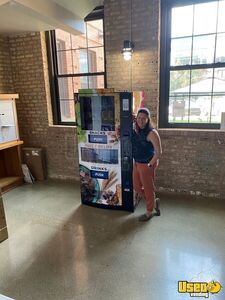 (2) 2020 Healthy You HY2100/HY2200 Snack and Drink Combo Vending Machines For Sale in Illinois!