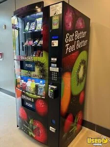 (5) 2024 Healthy You HY2100 Snack and Cold Drink Combo Vending Machines For Sale in New York!