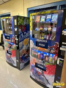 (4) 2023 Healthy You HY2100 Snack and Drink Combo Vending Machines For Sale in South Carolina!