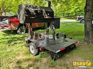 Homemade Bbq Smoker Trailer Open Bbq Smoker Trailer Additional 1 Indiana for Sale