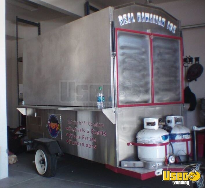 3 X 7 Hot Dog Cart Shaved Ice Cart Trailer For Sale In California
