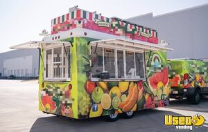 Turnkey Frozen Dessert FibreCore Concession Trailer & Ford Van w/SolarPanels on Both for Sale in Arizona!