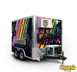 2022 7' x 10' Soft Serve Ice Cream Trailer with New Equipment | Concession Trailer for Sale in Florida!