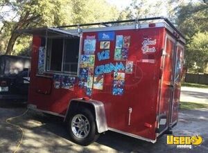 2016 - 5' x 10' Diamond Cargo Ice Cream Concession Trailer for Sale in Florida!