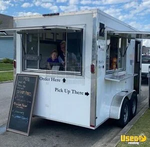 2018 7.5' x 14' Turnkey Ready Nitrogen Ice Cream Concession Trailer for Sale in Florida!!!