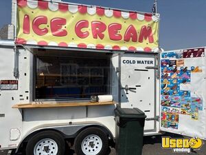 Ice Cream Trailer Ice Cream Trailer Exterior Customer Counter Washington for Sale