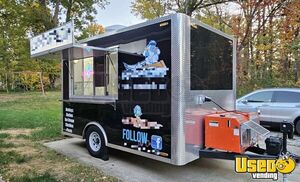 Like New - 2022 8.5' x 12' Ice Cream and Hot Dog Concession Trailer for Sale in Indiana!