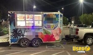 2018 - 7' x 14' Ice Cream Concession Trailer | Used Dessert Trailer for Sale in Indiana!