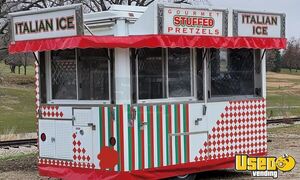 Carnival Style 2002 - 7' x 11' Food Trailer / Italian Ice Concession Trailer for Sale in Iowa!