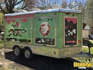 2016 7.5' X 16' Mobile Frozen Yogurt Trailer | Ice Cream Concession Trailer for Sale in Michigan!