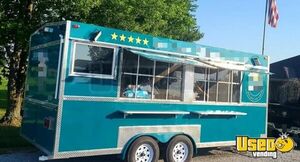 2022 - 8' x 18' Mobile Rolled Ice Cream Concession Trailer for Sale in Missouri!