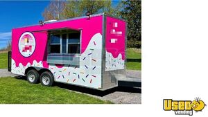 2023 8.5' x 16.5'  Ice Cream Concession Trailer Mobile Dessert Unit for Sale in New York!