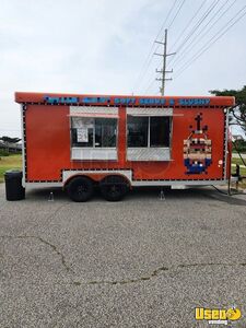 2022 8' x 18' Soft Serve and Slushie Trailer with All NSF Equipment for Sale in North Carolina!