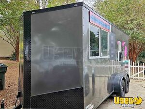 Turnkey - 7' x 17' Soft Serve Ice Cream Concession Trailer for Sale in North Carolina!